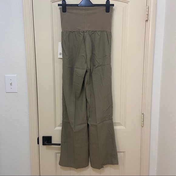 Just Living Pants & Jumpsuits Nwt Just Living Linen Olive Green